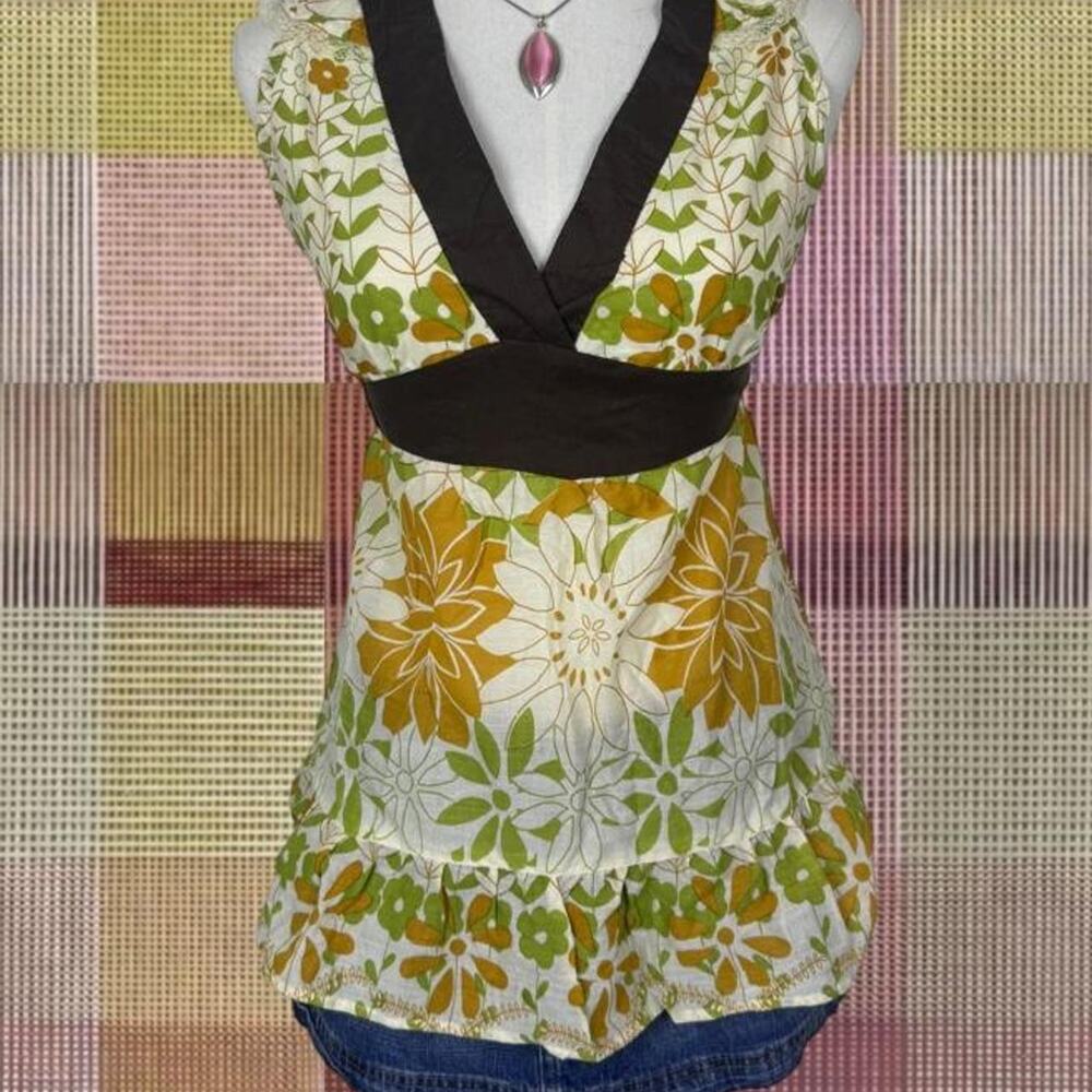 Vintage 2000’s Angie’s Babydoll Tie-back Top